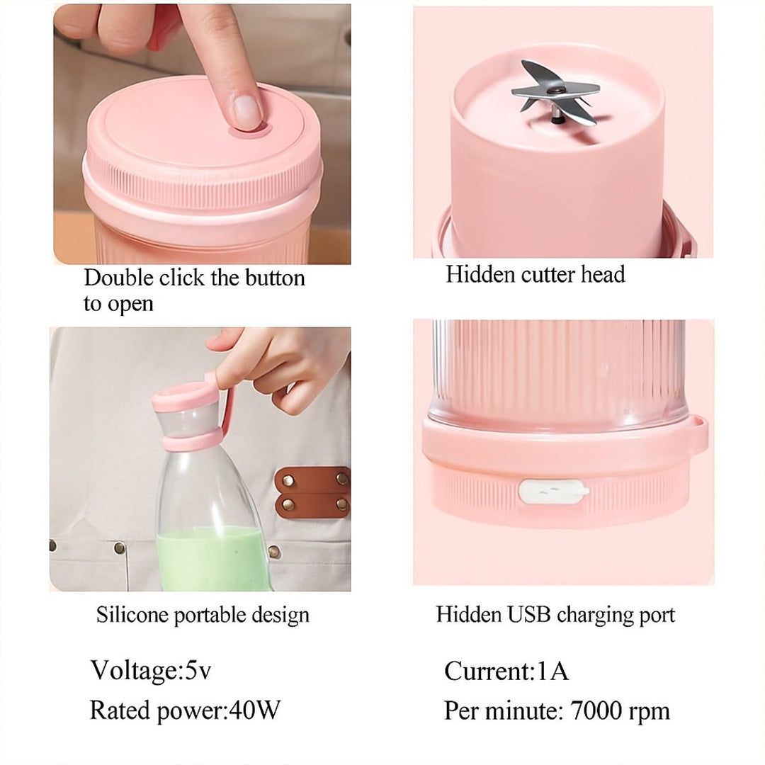 Electric Portable Mini Juicer Bottle